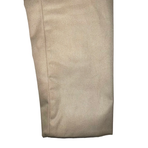 H&M size 6 tan w black trim & lining belted w back overlay button up trench coat - Picture 9 of 16